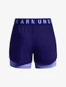 Pantaloncini da donna Under Armour  Play Up 2-in-1 Shorts -BLU