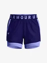 Pantaloncini da donna Under Armour  Play Up 2-in-1 Shorts -BLU