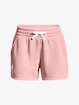 Pantaloncini da donna Under Armour  Rival Fleece Short-PNK