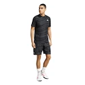 Pantaloncini da uomo adidas  Club Graphic Short Carbon/Black