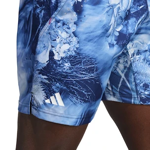 Pantaloncini da uomo adidas  Melbourne Ergo Tennis Graphic Shorts Blue XL