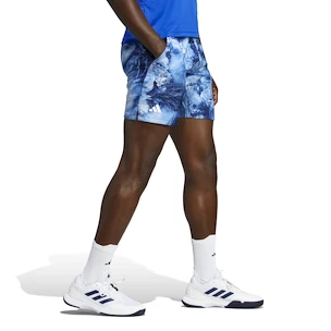 Pantaloncini da uomo adidas  Melbourne Ergo Tennis Graphic Shorts Blue