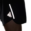 Pantaloncini da uomo adidas  Run Fast Reflective Split Shorts Black