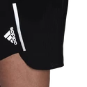 Pantaloncini da uomo adidas  Run Fast Reflective Split Shorts Black