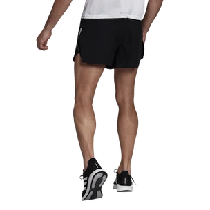 Pantaloncini da uomo adidas  Run Fast Reflective Split Shorts Black S