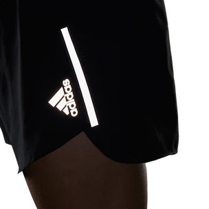 Pantaloncini da uomo adidas  Run Fast Reflective Split Shorts Black S