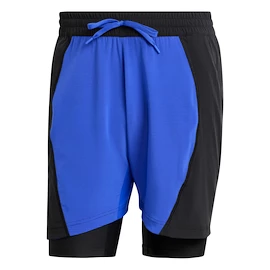 Pantaloncini da uomo adidas Short & Tight Set Lucid Blue