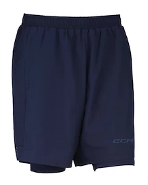 Pantaloncini da uomo CCM  2 IN 1 Training Short True Navy