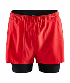 Pantaloncini da uomo Craft Be ACTIVE ADV Essence 2v1 Red