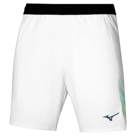 Pantaloncini da uomo Mizuno Frontier 8 in Amplify Short M White