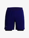 Pantaloncini da uomo Under Armour  LAUNCH 7'' 2-IN-1 SHORT-BLU