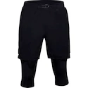 Pantaloncini da uomo Under Armour  Run Anywhere 2N1 Long STS black S