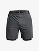 Pantaloncini da uomo Under Armour  Vanish Woven 2in1 Sts-GRY