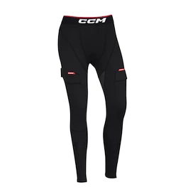 Pantaloni a compressione con sospensorio CCM  Jill Black Senior