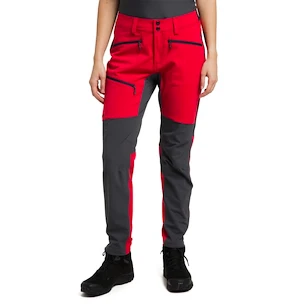 Pantaloni da donna Haglöfs  Rugged Flex W červeno-šedá, 42 42