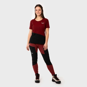 Pantaloni da donna Salewa  Puez Dry Resp W Cargo Tights Syrah