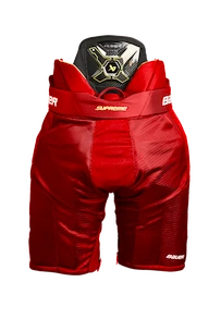 Pantaloni da hockey Bauer Supreme MACH Red Junior