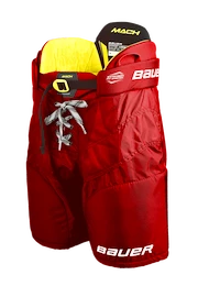 Pantaloni da hockey Bauer Supreme MACH Red Youth