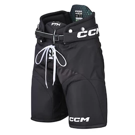 Pantaloni da hockey CCM JetSpeed FTWomen Velcro Black Junior