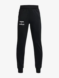 Pantaloni da tuta da bambino Under Armour Armour Fleece Graphic Jgrs-BLK