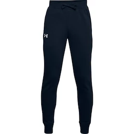 Pantaloni da tuta da bambino Under Armour RIVAL COTTON PANTS Dark Blue