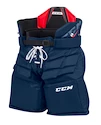 Pantaloni per portiere di hockey CCM  1.5  Navy Junior