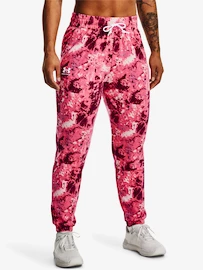 Pantaloni tuta da donna Under Armour Rival Terry Print Jogger-PNK