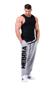 Pantaloni tuta da uomo Nebbia Beast Mode On iconic sweatpants 186 grey