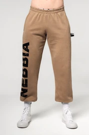 Pantaloni tuta da uomo Nebbia Gym Sweatpants Baggy Style GYM BRO Light Brown