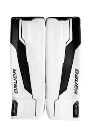 Paragambe portiere per hockey Bauer Supreme Shadow White/Black Senior