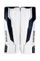 Paragambe portiere per hockey Bauer Supreme Shadow White/Navy Senior