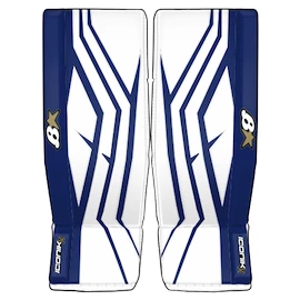 Paragambe portiere per hockey BRIAN'S Iconik X White/Blue Intermediate