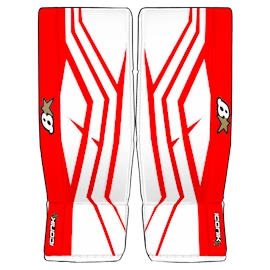 Paragambe portiere per hockey BRIAN'S Iconik X White/Red Intermediate