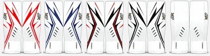 Paragambe portiere per hockey BRIAN'S  OPTiK X2 Junior 29 + 1 palec, Bianco