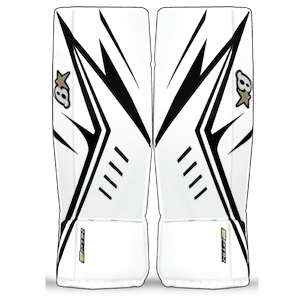 Paragambe portiere per hockey BRIAN'S  OPTiK X2 Senior 33 + 1 pollice, bianco-nero-rosso