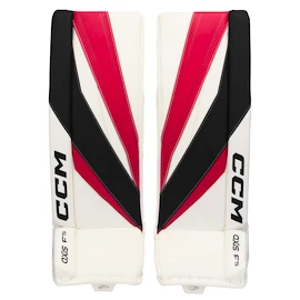 Paragambe portiere per hockey CCM Axis F5 Black/Red/White Junior