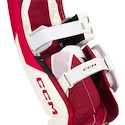 Paragambe portiere per hockey CCM Axis F5 Red/White Junior