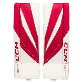 Paragambe portiere per hockey CCM Axis F5 Red/White Junior