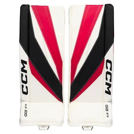 Paragambe portiere per hockey CCM Axis F9 Black/Red/White Intermediate