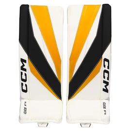 Paragambe portiere per hockey CCM Axis F9 Black/Yellow Intermediate