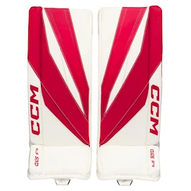 Paragambe portiere per hockey CCM Axis F9 Red/White Intermediate