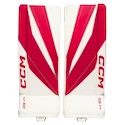 Paragambe portiere per hockey CCM Axis F9 Red/White Intermediate 32 + 1 palec