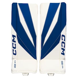 Paragambe portiere per hockey CCM Axis F9 Royal/White Intermediate