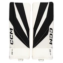 Paragambe portiere per hockey CCM Axis F9 White/Black Senior 33 + 1 pollice