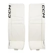 Paragambe portiere per hockey CCM Eflex 6.9 White Intermediate 32 + 1 palec