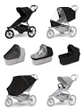 Passeggino sportivo Thule Urban Glide 3 Black + Bassinet Black SET 7in1