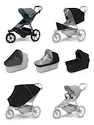 Passeggino sportivo Thule Urban Glide 3 Mid blue + Bassinet Black SET 7in1