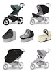 Passeggino sportivo Thule Urban Glide 3 Mid blue + Bassinet Soft beige SET 7in1