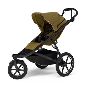 Passeggino sportivo Thule Urban Glide 3 Nutria green + Barra di sicurezza + Protezione antipioggia