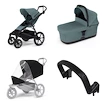 Passeggino urbano Thule Urban Glide 4-wheel Mid blue + Bassinet Mid blue SET 4in1